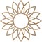 Ekena Millwork Daisy Wood Fretwork Pierced Ceiling Medallion, Red Oak, 22"OD x 7 5/8"ID x 3/8"T CMWP22X22X0375DARO - alternate 3
